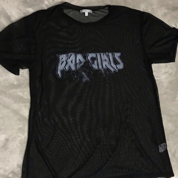 Charlotte Russe Sheer Mesh See Through Top - Picture 7 of 11